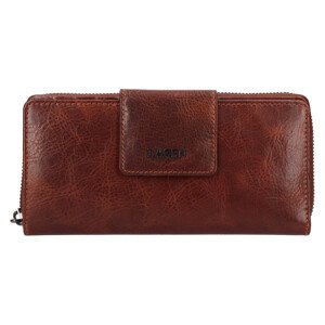 Dámska kožená peňaženka Lagen Selen - hnedá