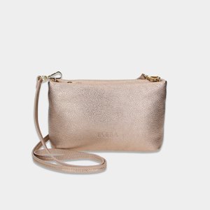 Mini kabelka Fluffy růžovozlatá/zlato